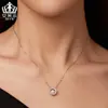 Collar Inteligente Aifulu Lujo Ligero Brillante Corazón Moissanita Plata S925 Más Fácil de Combinar Cadena Clavícula Joyería para Mujer Venta al por Mayor