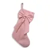 Decorações de Natal Transfronteiriças, Laços, Meias de Natal, Sacolas de Presente de Doces, Atmosfera Natalina Festiva, Decorações para Casa