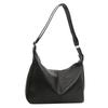 Bolsa Feminina Retrô para Deslocamento Cor Sólida 2024 Novo Pingente da Moda Casual Casual Grande Capacidade Estilo Ocidental Tote de Ombro