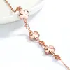 Pulseira de Trevo da Sorte em Prata Esterlina 925 feminina moda estilo simples pulseira versátil joias de temperamento de luxo leve ins