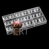 Molde de Chocolate de Plástico Duro PS Molde de Cubitos de Hielo Rosa Herramientas para Hornear Gelatina 3D Disponibles en Varios Estilos