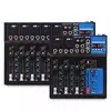 F4F7 Mixer com Reverb Bluetooth Universal para Karaoke Doméstico, Conferência, 4 Canais, 7 Canais, Gravação de Performance ao Vivo