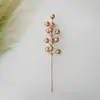 Esquejes de Bayas Artificiales Personalizados para Decoraciones de Año Nuevo y Navidad, Accesorios Florales DIY, Bayas Rojas Multicolor en Dorado, Plateado y Blanco