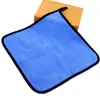 Toalla de coche engrosada de vellón de coral, doble cara, dos colores, toalla compuesta absorbente, sin pelusa, paño para lavado de autos, toalla, logotipo