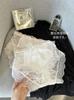 Ropa interior para mujer de cintura media, fina, transpirable, sexy, que cubre las caderas, no pellizca, bragas de encaje dulces y suaves estilo japonés para mujer