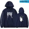 Sudadera Conmemorativa de Moda Europea y Americana del Rapero Xxxtentacion con Forro de Polar y Capucha