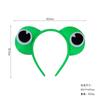 Suprimentos Festivos para Baile de Formatura Headband Príncipe Sapo Headwear Animal para Performance Infantil Sapo Girino Fantasia Empurrar