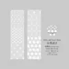 Poesía de Azúcar Papel Sintético Cinta Adhesiva Troquelada con Purpurina Serie de Puntos Polka Diario Básico Simple Material para Collage Pegatinas