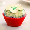 Forma de Silicone para Muffin com Pontos Multicor, Forma para Bolo de Silicone, Forma de Bolo de Silicone DIY, Forma para Tarte de Ovo, Sobremesa