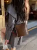Bolsas Coreanas de Nicho, Bolsos Cruzados, Bolsos Populares para Mujer, Bolsos de Hombro Versátiles Casuales para el Día a Día, Bolsos Cubo Retro Simples