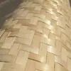Decoração de Fazenda Tela de Parede Casa de Hóspedes Sala de Chá Tecelagem de Bambu Teto Carbonizado Decoração de Rattan Vazada Hotel Tapete de Bambu Atacado