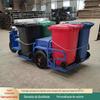 Caminhão de lixo elétrico de três rodas e seis barris de saneamento de energia elétrica de três rodas de quatro barris e seis barris