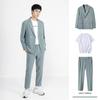 Terno Casual Masculino Primavera e Outono Solto Formal de Alta Qualidade Estilo Coreano Vestido de Casamento Jaqueta de Terno da Moda