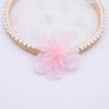 Flores de malla semiacabadas hechas a mano para niñas, accesorios para el cabello para niños, accesorios de tela, ropa, bolso, zapatos, calcetines, accesorios