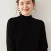 Suéter Versátil de Punto Pullover Baicai de Terciopelo con Mangas Raglán, Cuello Semi Alto, Cachemira, Nuevo Llegado Otoño/Invierno 2026