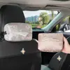 Nueva caja de pañuelos para coche estilo chino, bolsa de pañuelos minimalista para asiento trasero de coche, soporte simple para pañuelos de coche
