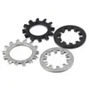 Acero Inoxidable 304 Arandela de Seguridad Dentada Interna Externa Arandela de Retención Acero Manganeso 65 Antiaflojante Antideslizante Arandela de Tope M3-30