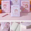 La nueva serie de libretas de cuenta manual tridimensional para estudiantes, cuaderno horizontal de negocios, oficina, arte, moral, escuela, alto valor de color