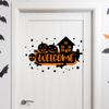 Ms8480-Nh Nueva Linterna de Calabaza de Halloween Decoración de Murciélago Pegatina de Pared Pegatina de Puerta de Dormitorio Pegatina de Decoración de Halloween