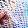 Adesivos decorativos de diamante com bolinhas em degradê coloridas para rosto de crianças, adesivos de diamante DIY feitos à mão, adesivos autoadesivos de strass e pedras preciosas