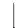 Varal retrátil para roupas, haste de suporte para roupas em aço inoxidável, garfo para roupas, garfo em Y para secar roupas, varal fixo de varanda, tubo de aço