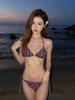 2026 Nuevo Bikini Sexy de Estampado de Leopardo de Tres Piezas Traje de Baño Dividido Traje de Baño para Mujer