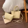 Bolsa Tote Pequena Simples com Padrão Lichia para Mulheres 2026 Nova Moda Casual Cesta Bolsa de Ombro para o Dia a Dia Bolsa Transversal Balde