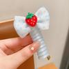 Kulomi niños rollo teléfono línea pelo anillo pelo niña Sanrio banda de goma niña trenza cuerda cabeza venta al por mayor
