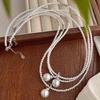 Collar de Perlas Bebé Shijia Zhengyuan de Alta Calidad y Alto Brillo de Estilo Retro Chino con Colgante Desmontable Cadena para Clavícula