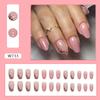Moda Europa e Estados Unidos comércio exterior unhas postiças primavera e verão novas garotas quentes usam armadura Leopard Flash fatias de unha doces e legais atacado
