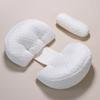 Almofada de Gravidez, Almofada de Dormir para Gravidez, Almofada de Cintura em Forma de U, Núcleo Interno para Suporte da Cintura e da Barriga, Almofada para Dormir de Lado Pós-parto para Mulheres Grávidas e no Pós-parto