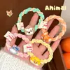 Lindo Animales de Dibujos Animados Trenzados Cintas para el Cabello para Niñas, Diseños de Zorro y Conejo, Cuerdas Elásticas de Alta Elasticidad para Cola de Caballo, Accesorios para el Cabello