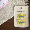 Clip para el pelo de niños, pasador, pinza lateral, pinza para flequillo, cuadrado geométrico de cuadros, estilo nuevo