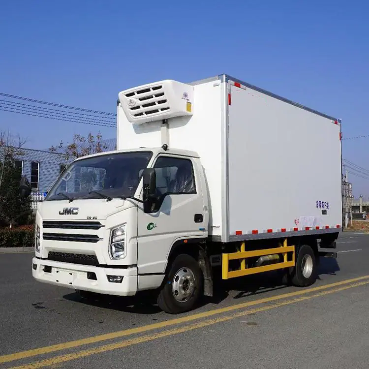 江铃顺达冷藏车3.5米冷藏车前四后八冷藏车国六新款