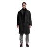 Abrigo de Lana para Hombre Invierno 2025 Transfronterizo Europeo y Americano Tendencia de Moda Largo de Una Sola Hilera Talla Europea