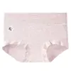 Roupa íntima feminina de algodão natural colorida, cintura alta, plus size, 60 unidades, estilo mãe, que abraça o quadril, algodão puro, com entreperna estendida para mulheres