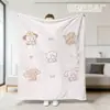 Manta estampada de dibujos animados y anime transfronteriza de Mikko, manta de franela para niña linda, manta de felpa para cubrir el sofá de la siesta