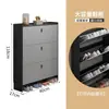 Zapatero ultraplano con puerta abatible para entrada de casa, zapatero simple moderno de gran capacidad, zapatero de almacenamiento para entrada de lujo ligero para apartamentos pequeños