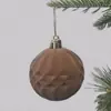 Bolas de Natal flocadas transfronteiriças, enfeites de Natal vermelhos para pendurar, decorações de árvore de Natal em formato de abóbora de plástico atacado