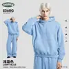 CKX Trend Nueva Sudadera 360G Algodón Puro Felpa Manga Curva Raya Lavada BOXY Sudadera con Capucha Marca Trend