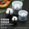 Bolas de gelo de aço inoxidável 304 de grau alimentício, não diluídas com álcool, para uísque, cerveja e outras bebidas; cubos de gelo metálicos de congelamento rápido