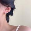 Pendientes de Aro de Perlas Estilo Chanel, Diseño Sencillo, Pendientes de Gama Alta de Nicho, Nuevos Accesorios Versátiles para Orejas 2026