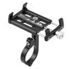 Soporte para teléfono móvil de cuatro garras de aleación de aluminio para bicicleta de montaña personalizado, soporte para montar en motocicleta o bicicleta eléctrica para llevar comida a domicilio