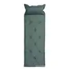 Venta al por mayor de fábrica suministro transfronterizo almohada para exteriores cojín inflable automático costura simple cojín a prueba de humedad ultraligero portátil camping