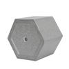 Minimalista Escandinavo Hexagonal Rectangular Imitación Cemento Mini Suculenta Melamina Maceta Planta Verde Simulada Maceta de Melamina No Porosa