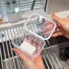 Caixa Portátil de Grau Alimentício para Conservação Fresca Caixa de Armazenamento de Frutas e Vegetais para Geladeira Grande Capacidade Congelador Selada à Prova de Umidade Caixa Organizadora