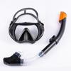 Praia Snorkeling Silicone Óculos de Mergulho Tubo de Respiração Seco Completo Duas Peças Completa Uma Peça Grande Quadro Espelho Mergulho Snorkeling