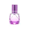 Venta directa del fabricante: Botella de muestra de perfume rollerball de diamante de 8 ml, spray de perfume, botella de recarga rollerball de aceite esencial cosmético