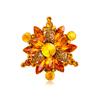 Novo broche de cristal elegante de moda europeia e americana, liga de strass, corpete em estoque, acessórios para roupas, alfinete
