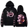Moletom europeu transfronteiriço tamanho 2026 Novo Demon Slayer Kanroji Mitsuri estampado para homens e mulheres